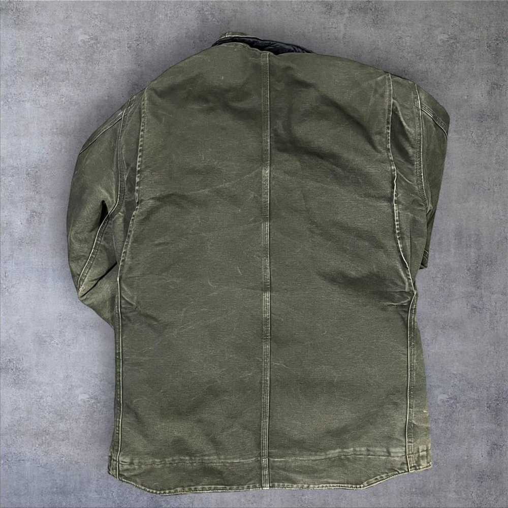 Vintage carhartt sherpa lined chore jacket - image 2