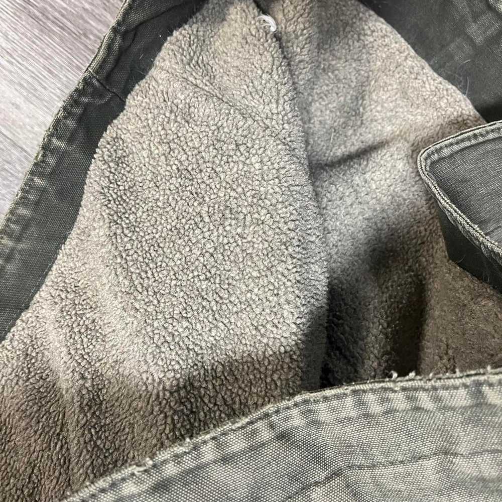 Vintage carhartt sherpa lined chore jacket - image 4