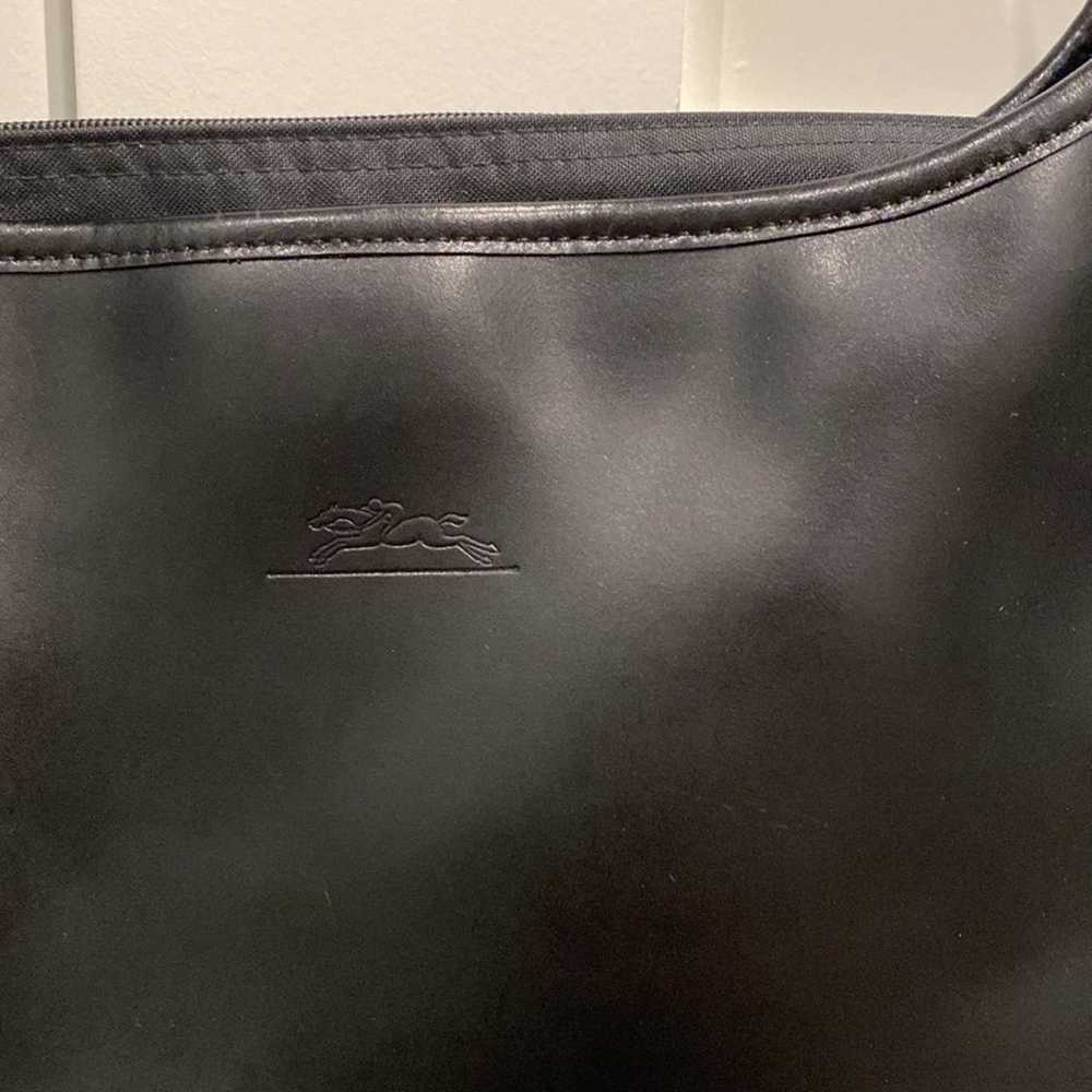 Longchamp France Leather Hobo Bag - image 3