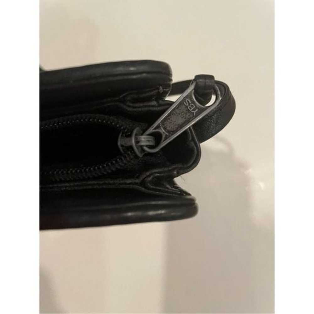 DOKKIM Nantucket Straw Leather Black Crossbody Sh… - image 8
