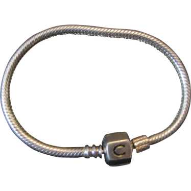Vintage Chamilia Sterling Silver Charm Bracelet