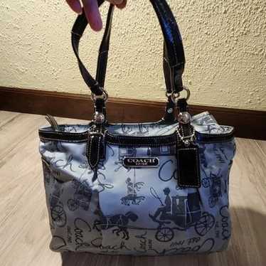 Like New Coach Horse & Carriage Satchel Tote Bag P
