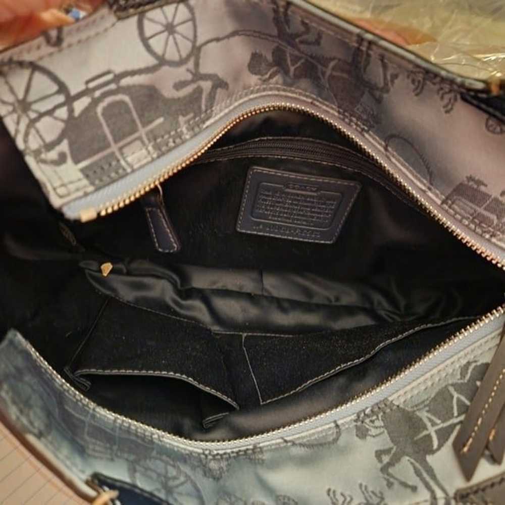 Like New Coach Horse & Carriage Satchel Tote Bag … - image 9