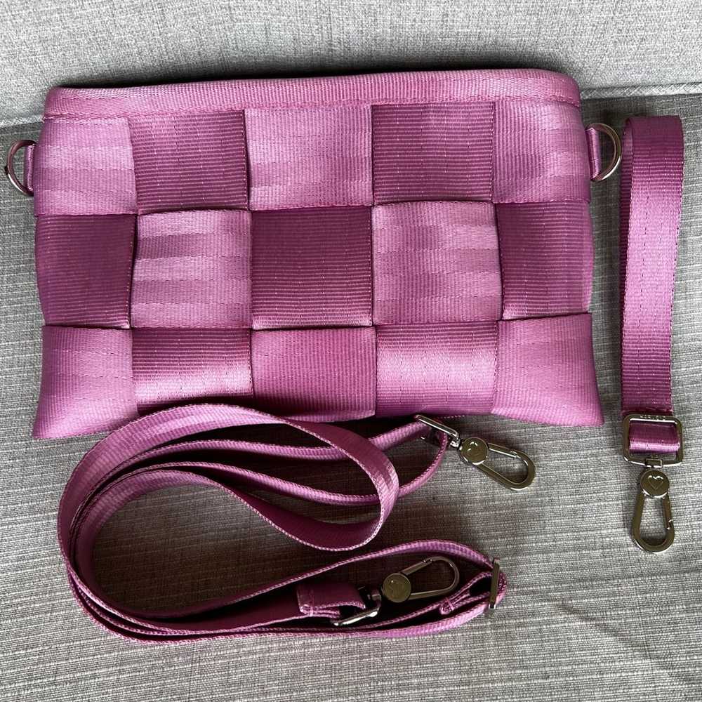 Harvey’s Seatbelt Handbags Dusty Rose Hip pack cr… - image 2