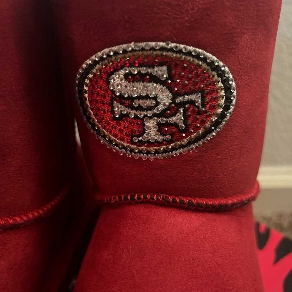 San Francisco 49ers fur boots - image 10
