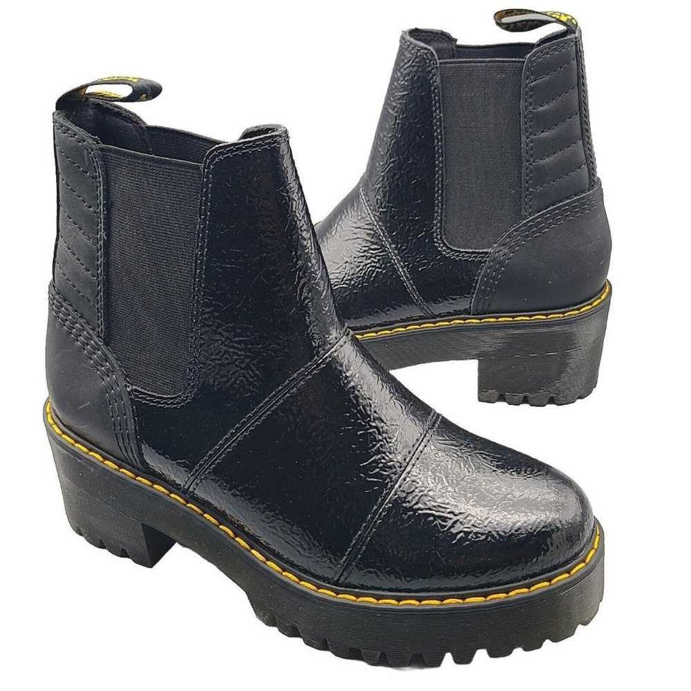 Dr. Martens Boots Womens Black Rozalie Patent Hee… - image 1