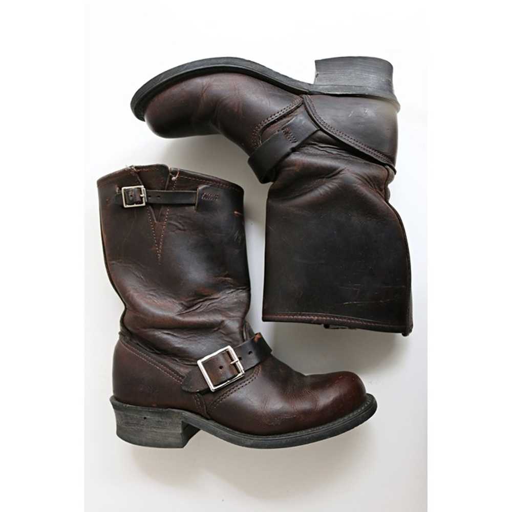 1980's Vintage Frye Leather Engineer Boots // Wom… - image 7