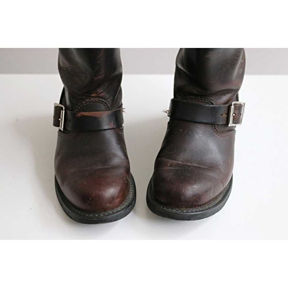 1980's Vintage Frye Leather Engineer Boots // Wom… - image 9