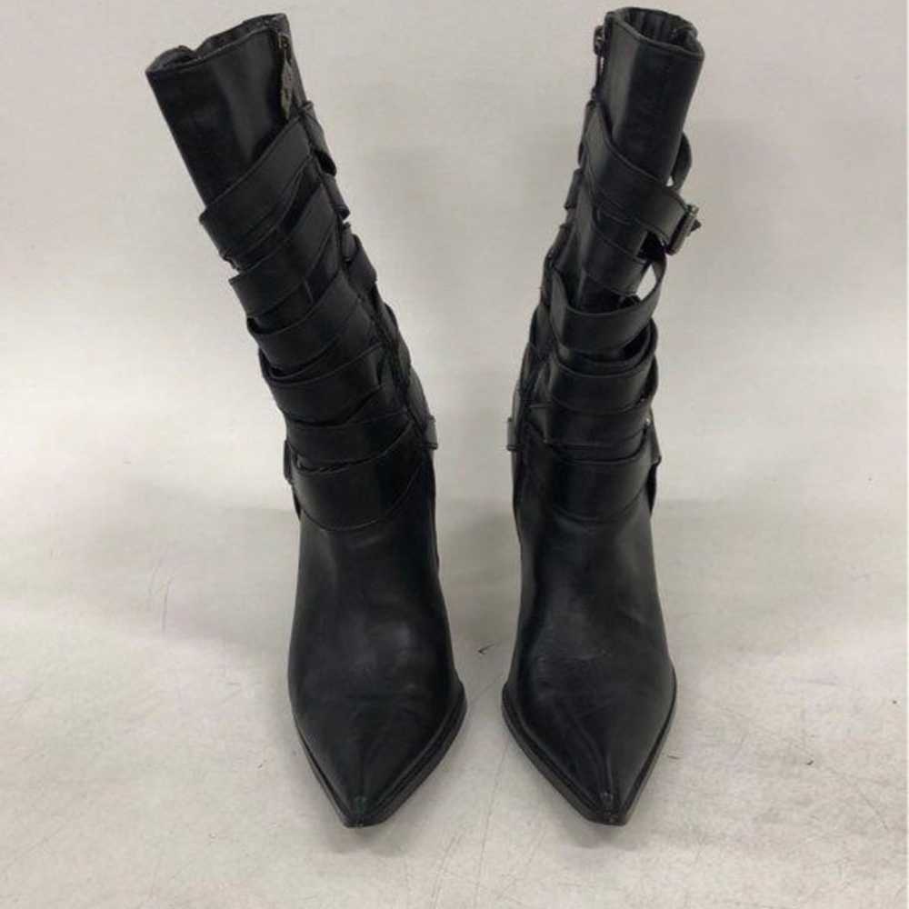 Black leather Harley Davidson vintage boots - image 1