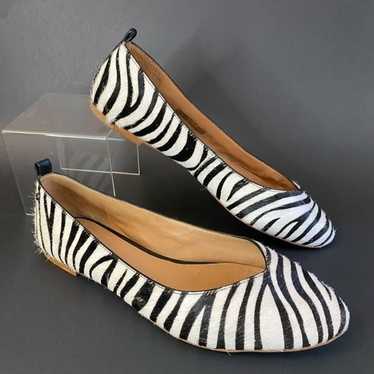 UGG Lynley Exotic Black White Zebra Leather Calf H