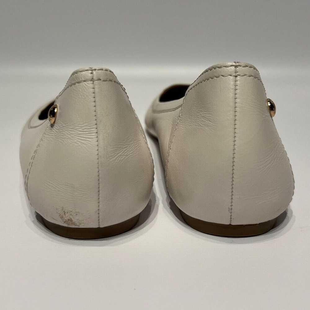 Coach Womens 8 Chelsea Off White Leather Cap Toe … - image 3