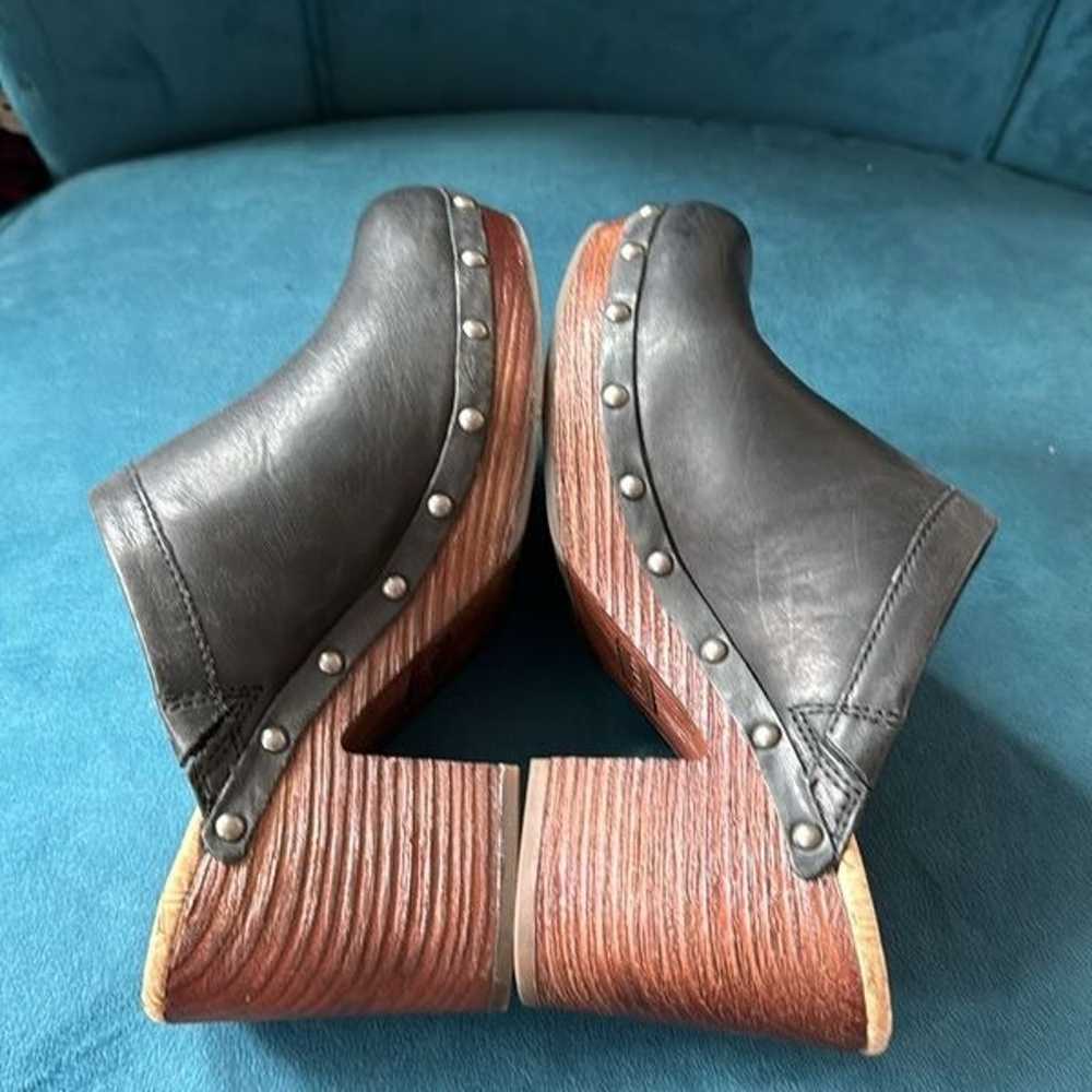 Korks Brandi Leather Clogs size 8 - image 5