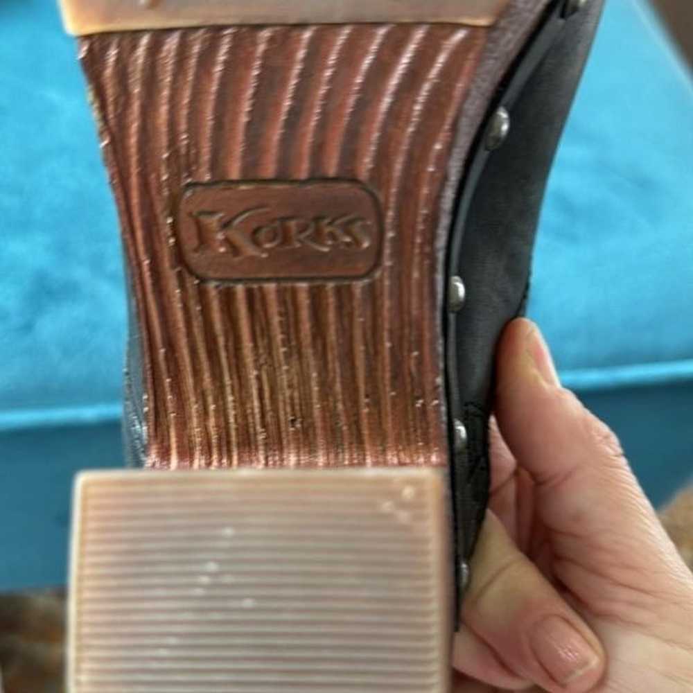 Korks Brandi Leather Clogs size 8 - image 7
