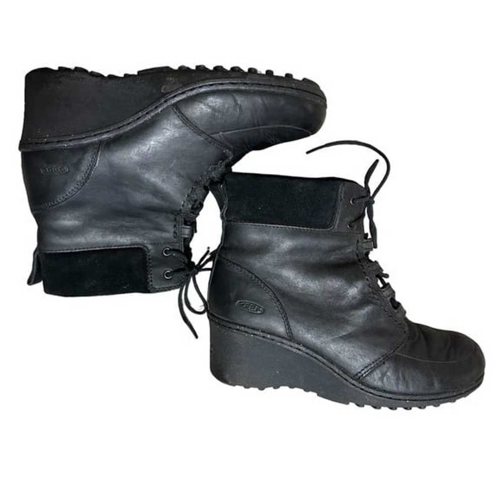 KEEN Booties Boots Shoes Women Sz 8.5 Akita Wedge… - image 6
