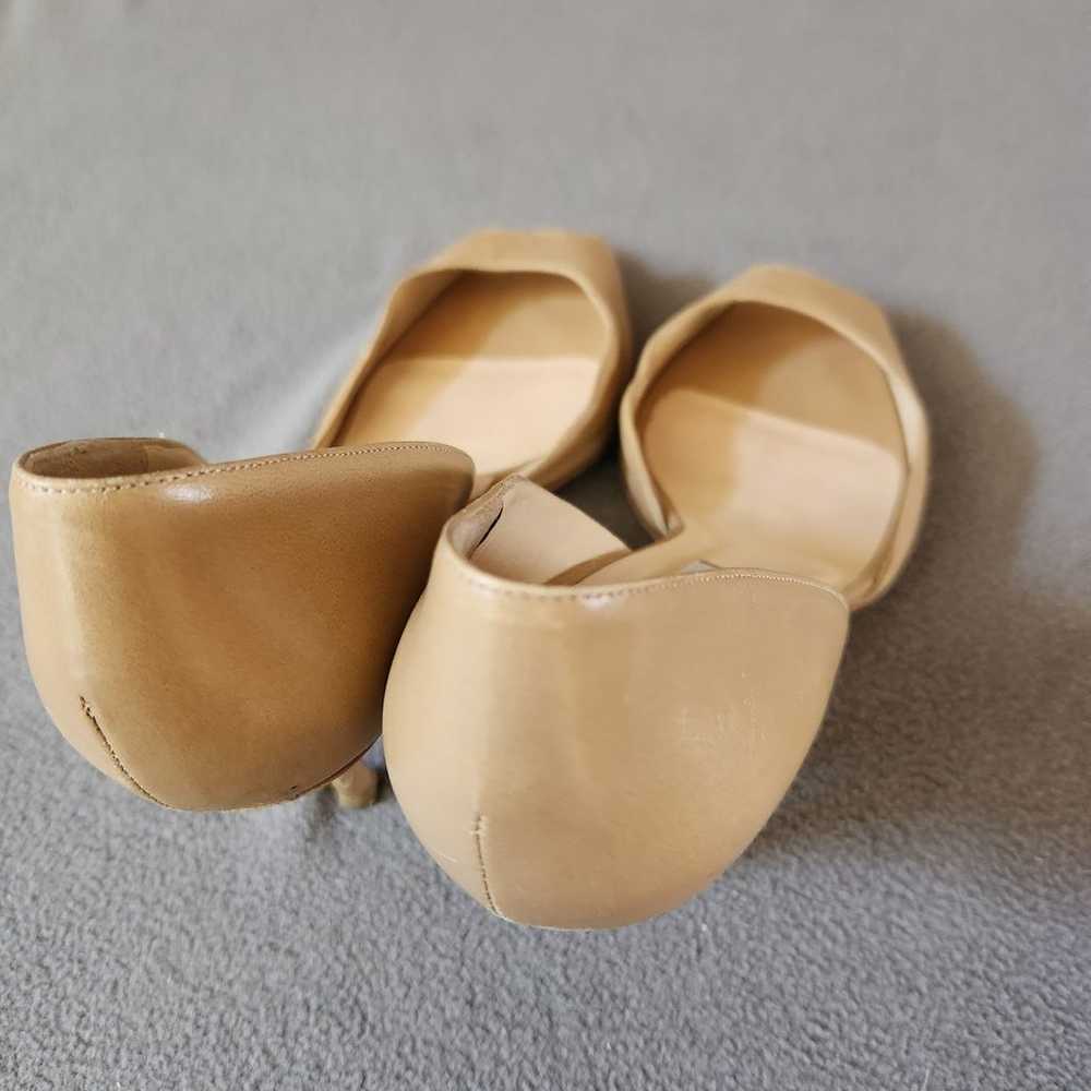 JIMMY CHOO D'Orsay Peep Toe Heels Size 38.5 Tan N… - image 12