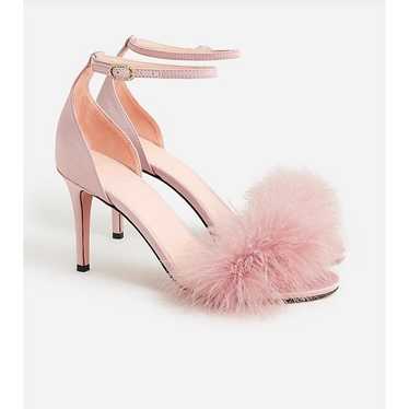 J.Crew $298 Collection Rylie Feather Strap Heels … - image 1