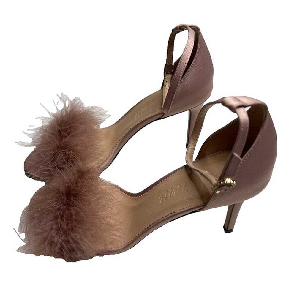 J.Crew $298 Collection Rylie Feather Strap Heels … - image 3
