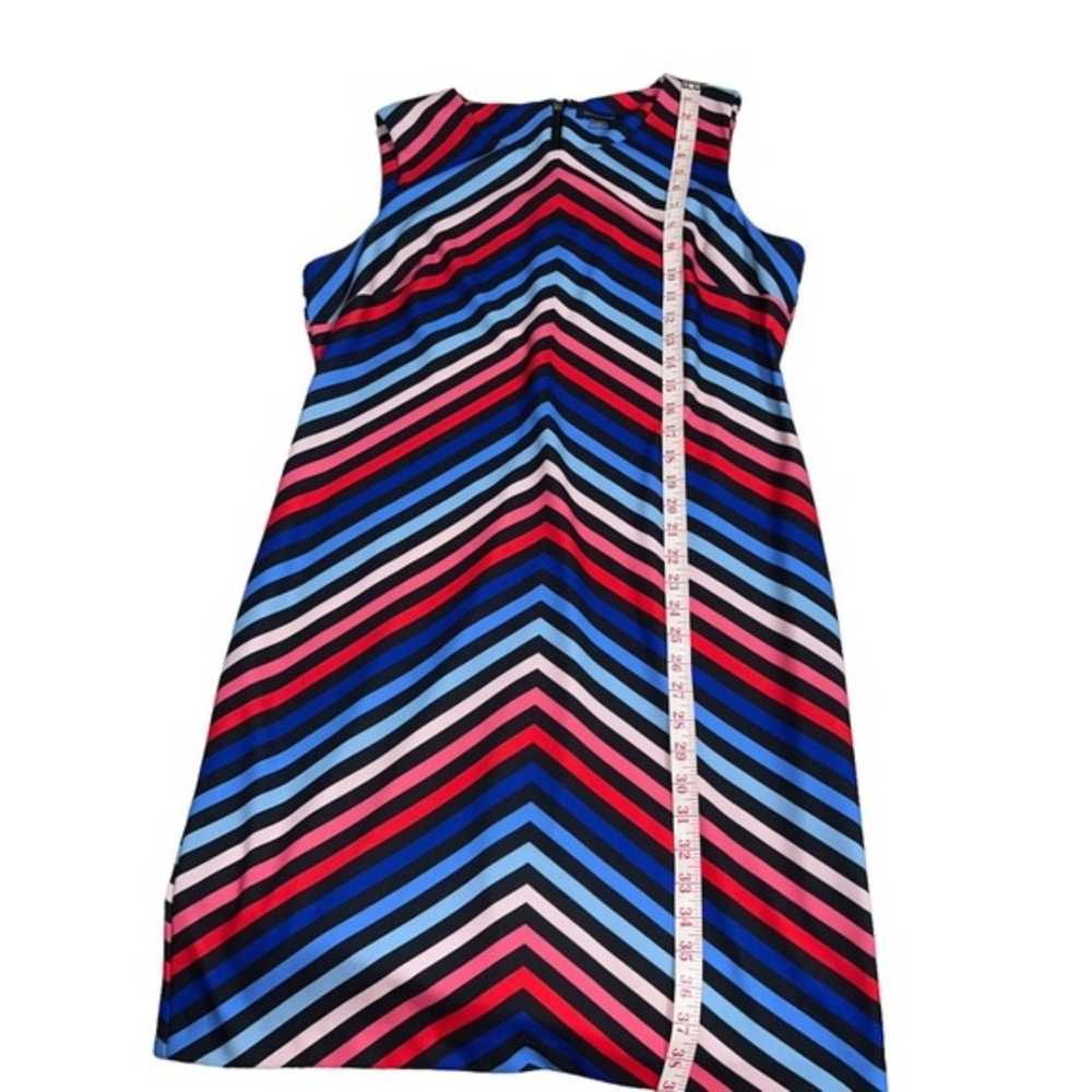 Tommy Hilfiger Sleeveless Dress Size 16 Chevron C… - image 7