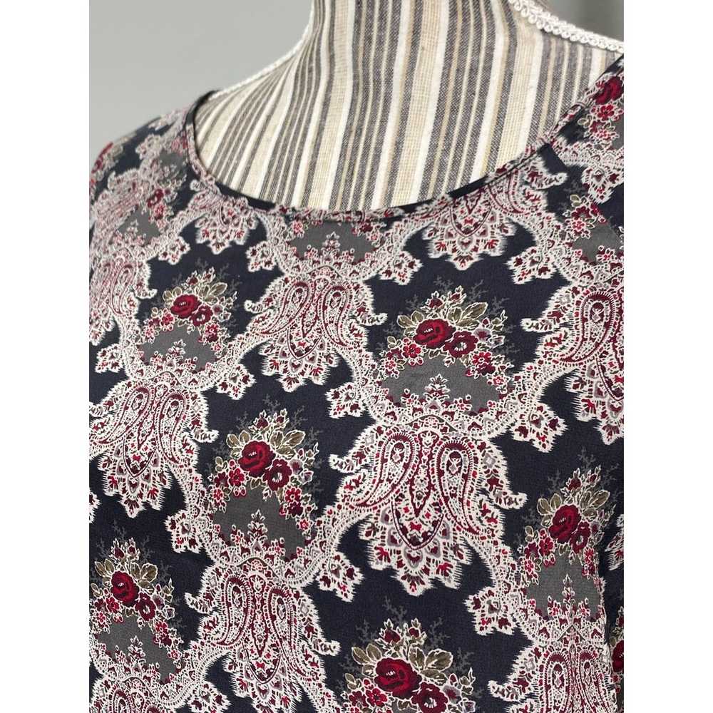 Comptoir Des Cotonniers Silk Paisley Print Dress … - image 6
