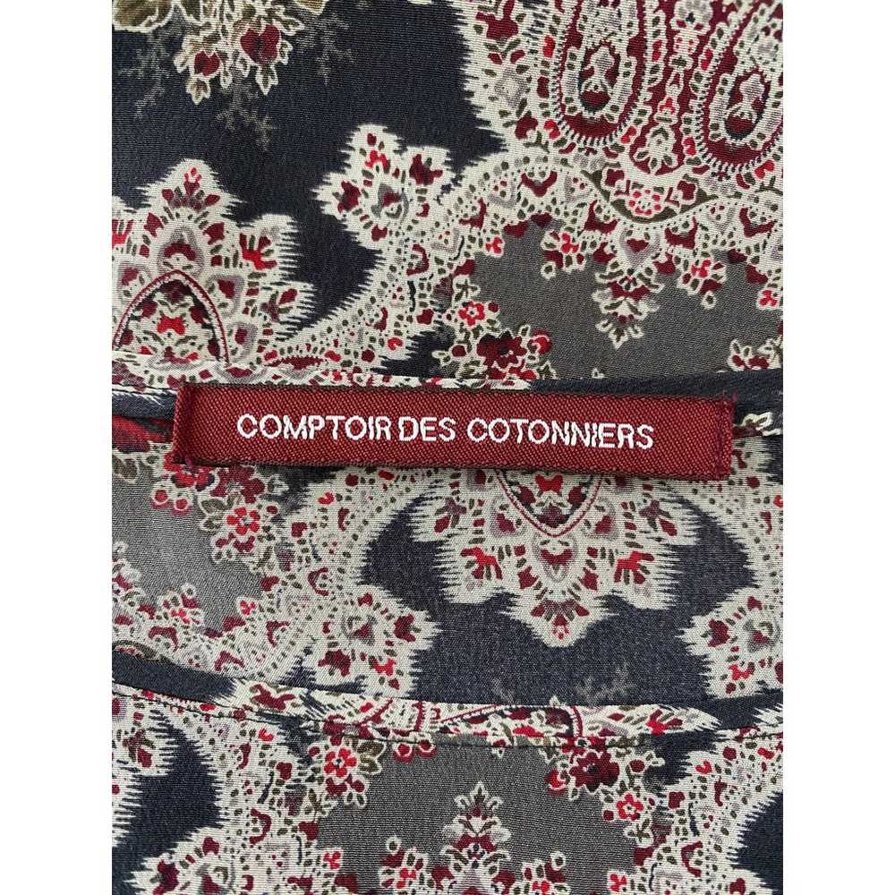Comptoir Des Cotonniers Silk Paisley Print Dress … - image 7