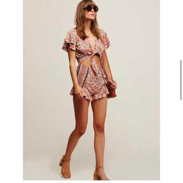 Free people romper surf date boho size XS - image 1