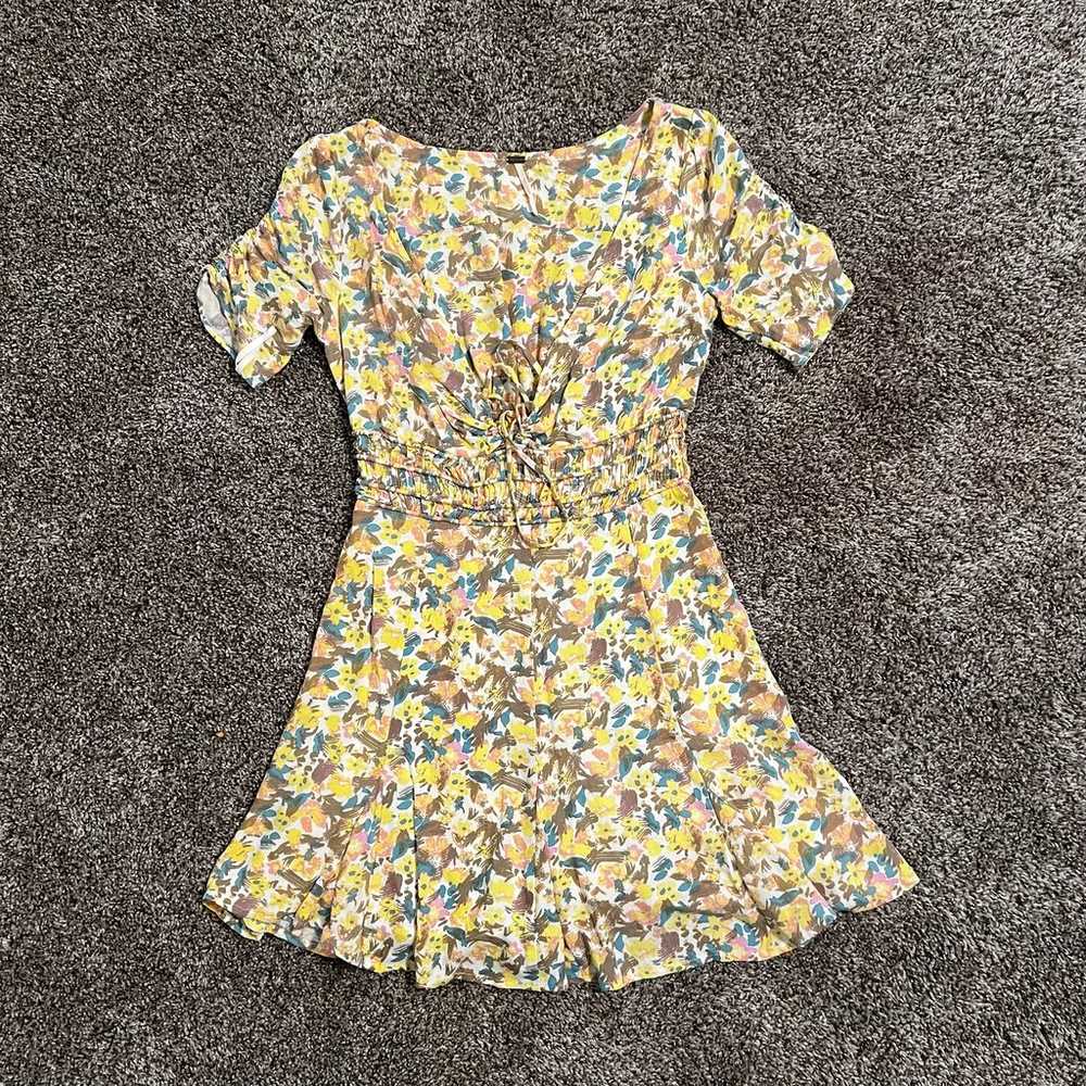 Free People Forget me Not Floral Mini Dress size 2 - image 2