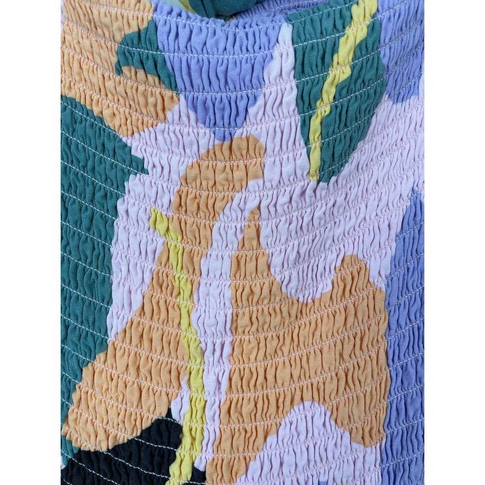Eloquii Off Shoulder Multicolored Boho Midi Summe… - image 6