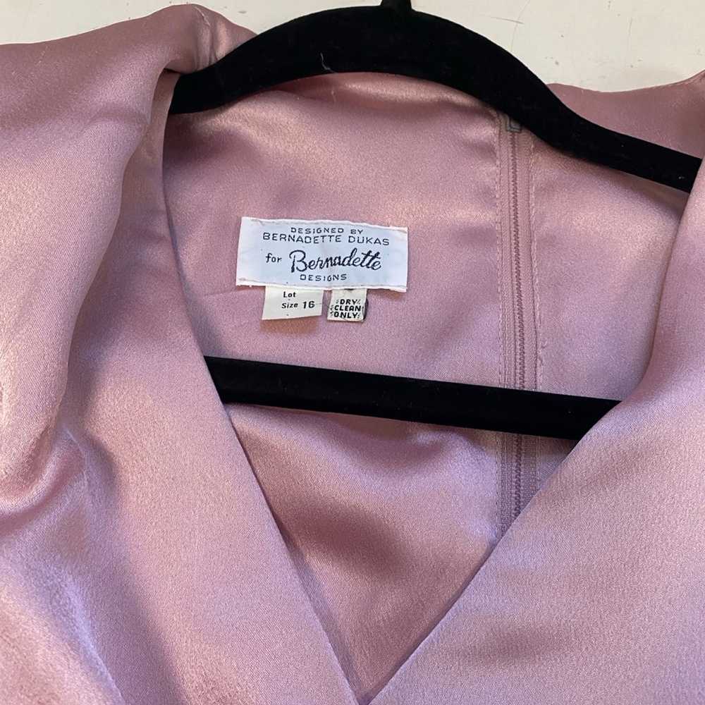 Vintage pink gown by “for Bernadette designs” siz… - image 4