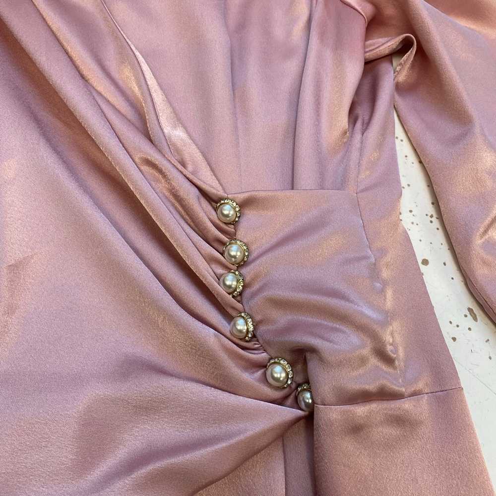 Vintage pink gown by “for Bernadette designs” siz… - image 5
