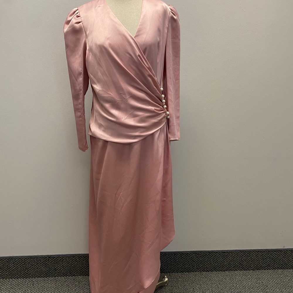 Vintage pink gown by “for Bernadette designs” siz… - image 9