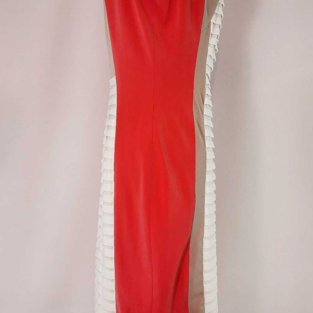 JAX sleeveless sheath dress with criss cross neck… - image 3
