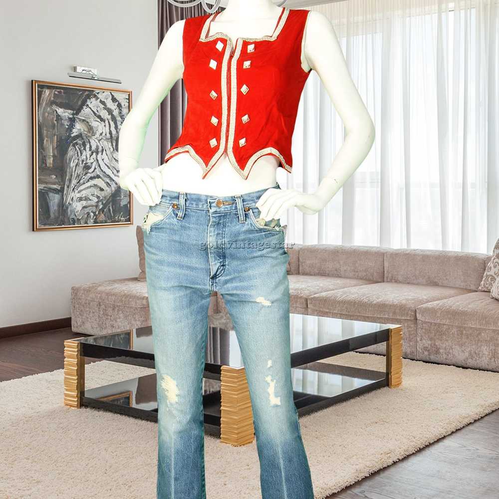 Other Chic Vermilion Vintage Vest XS Highland Dan… - image 3
