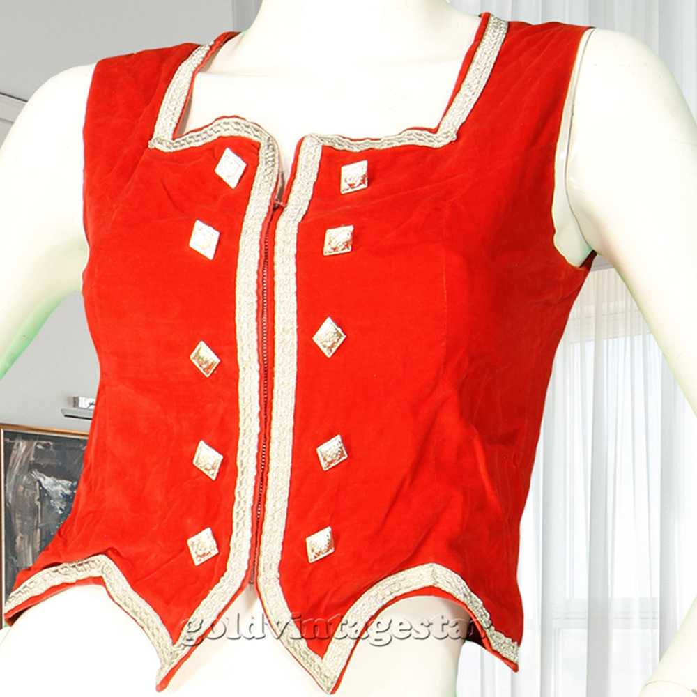 Other Chic Vermilion Vintage Vest XS Highland Dan… - image 5