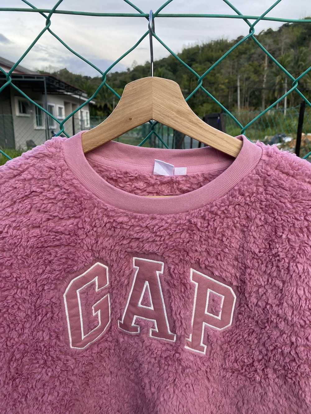 Gap × Streetwear × Vintage ⚡️Rare⚡️ Gap Fleece Sh… - image 3
