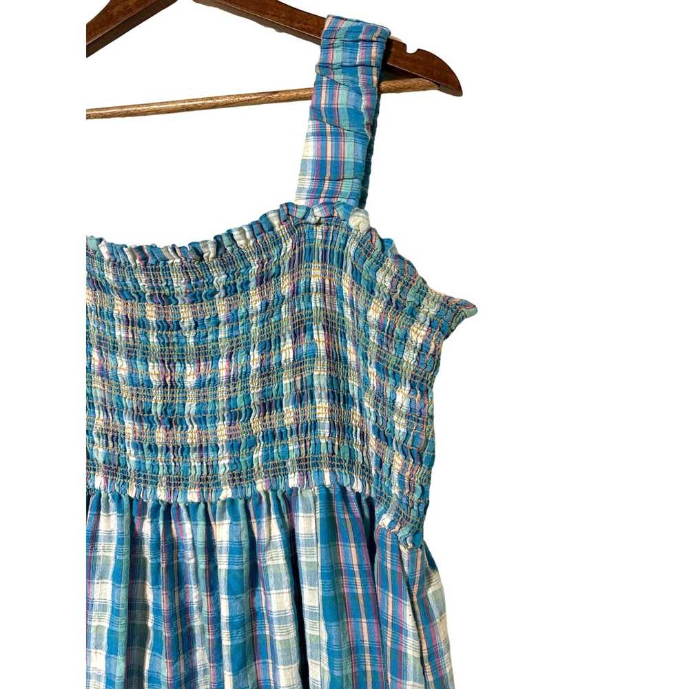 Nicholas Nicholas Smocked Apron Cotton Midi A-Lin… - image 4