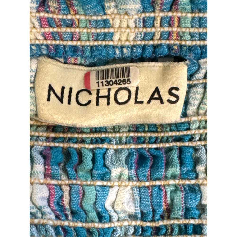 Nicholas Nicholas Smocked Apron Cotton Midi A-Lin… - image 7