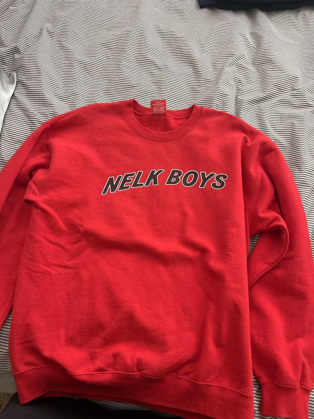 Full Send by Nelk Boys OG Nelk boys crewneck red - image 2