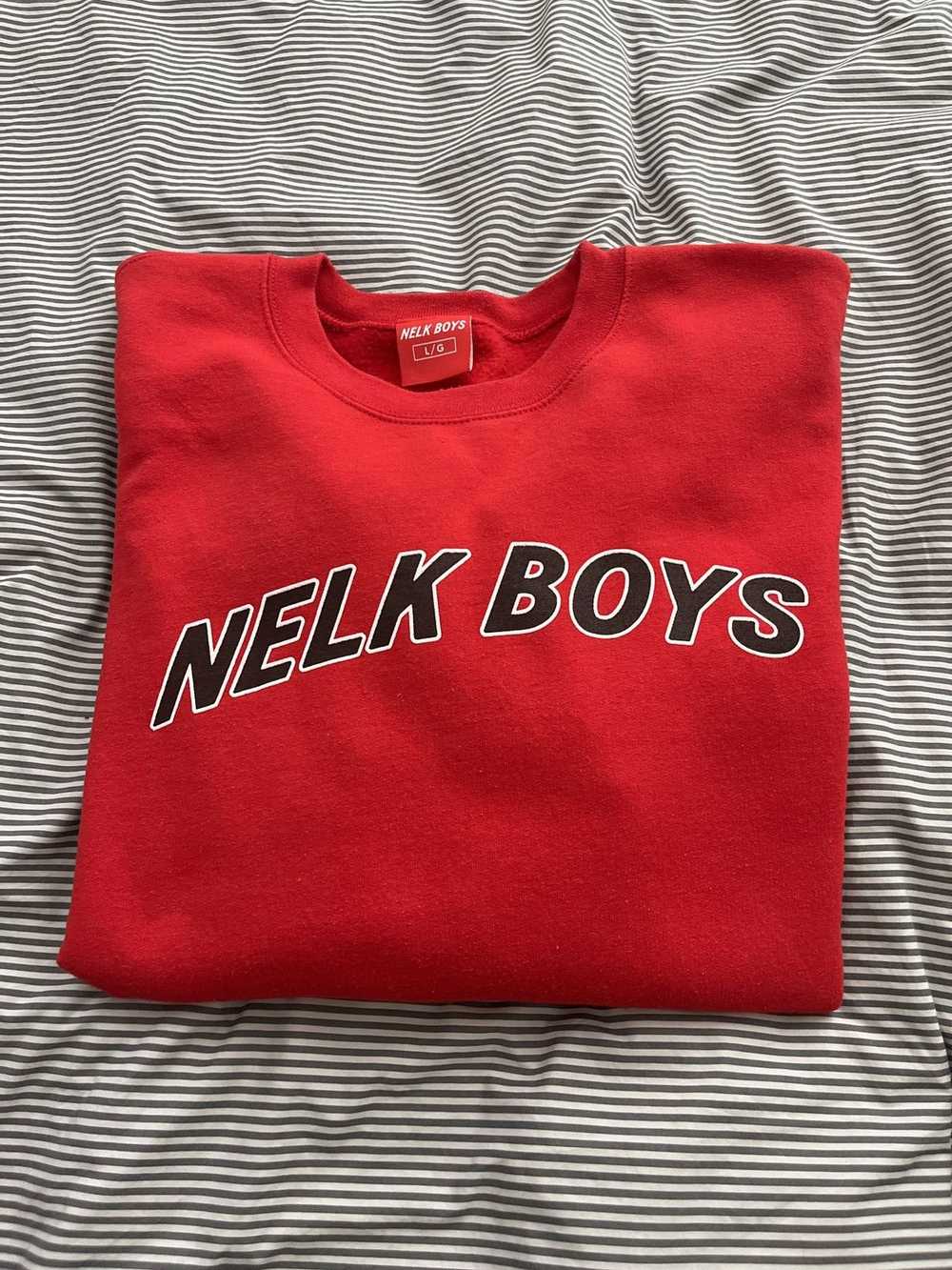 Full Send by Nelk Boys OG Nelk boys crewneck red - image 3