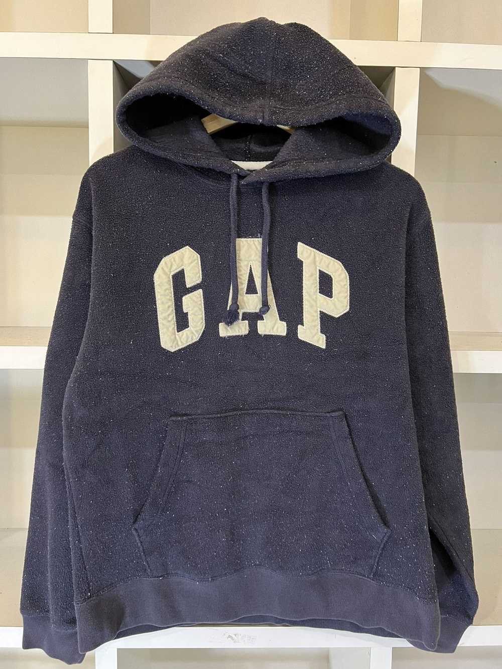 Gap × Streetwear GAP Fleece Hoodie Big Logo - image 1