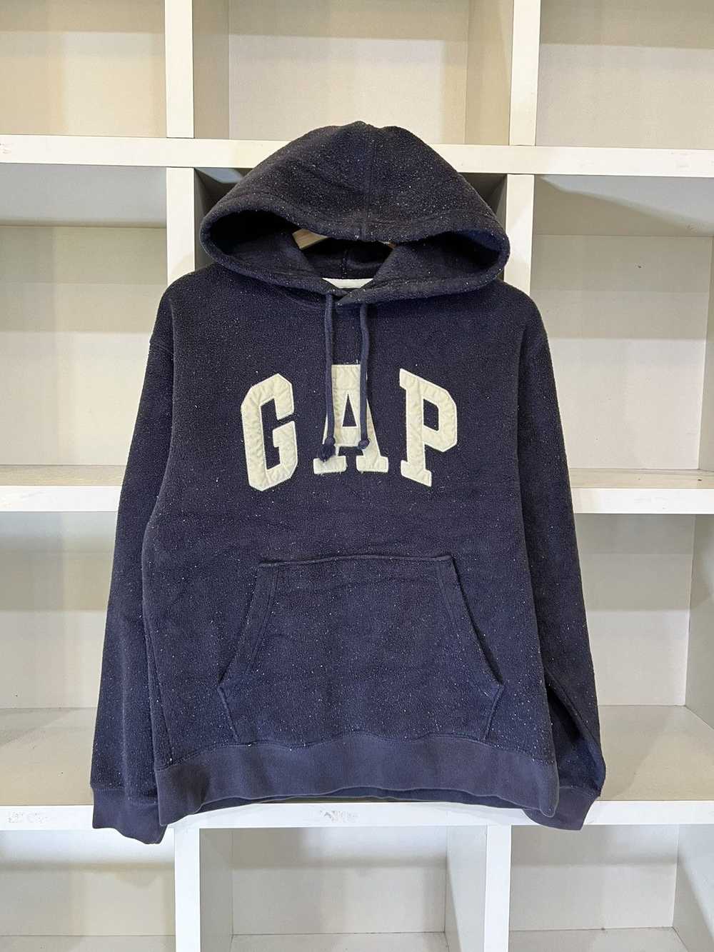 Gap × Streetwear GAP Fleece Hoodie Big Logo - image 2