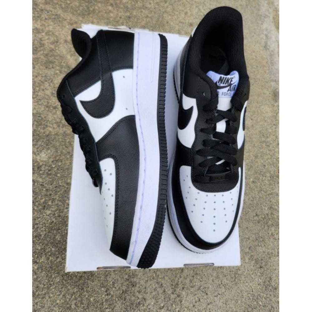 Nike Air Force 1 leather low trainers - image 7
