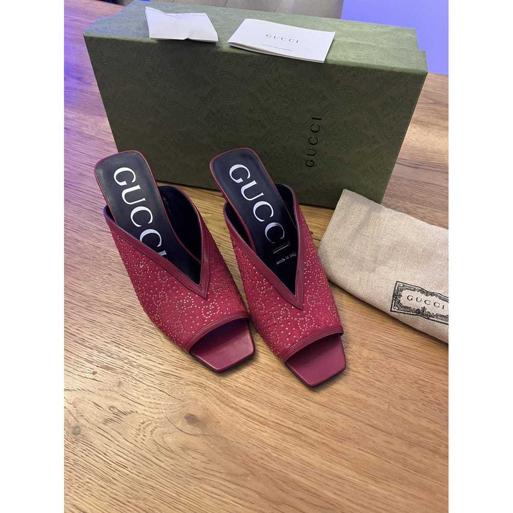 Gucci Cloth heels - image 3