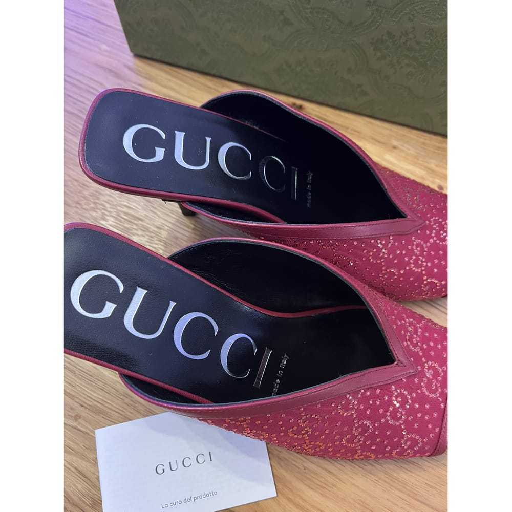 Gucci Cloth heels - image 6