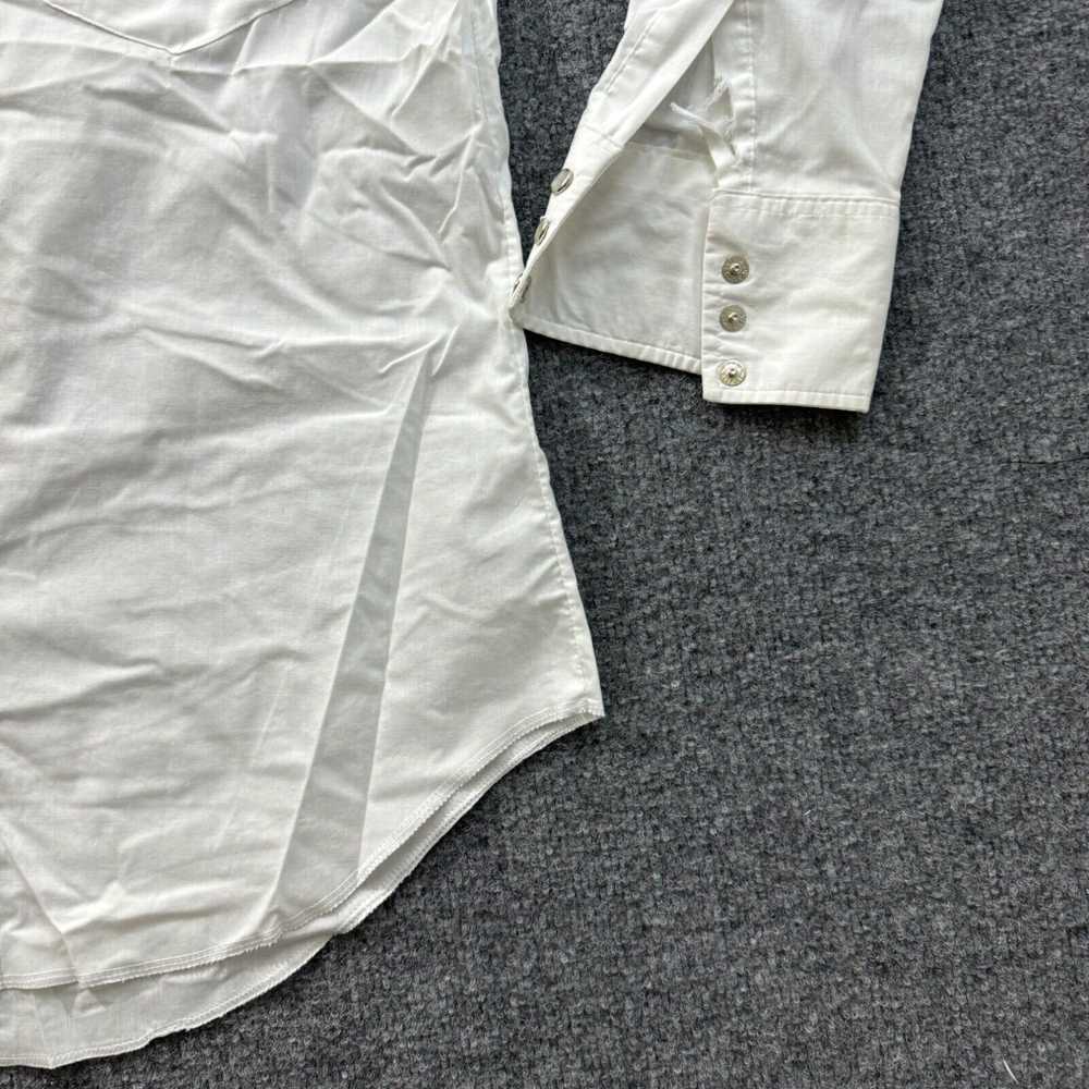 Wrangler Vintage Wrangler Shirt Long Tails Pearl … - image 2