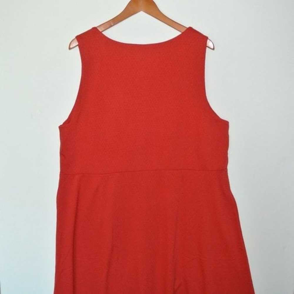 Soft Surroundings Mathilde Dress Plus Size 2X Red… - image 5