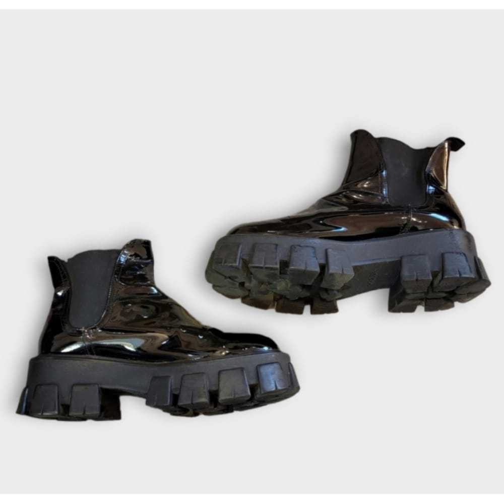 Prada Monolith patent leather boots - image 7