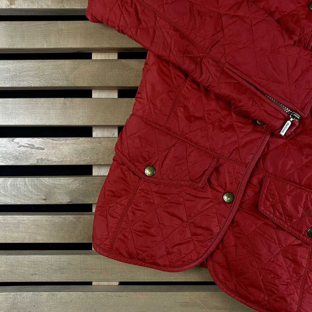 Barbour × Luxury Women Quilted Bomber Jacket Barb… - image 3