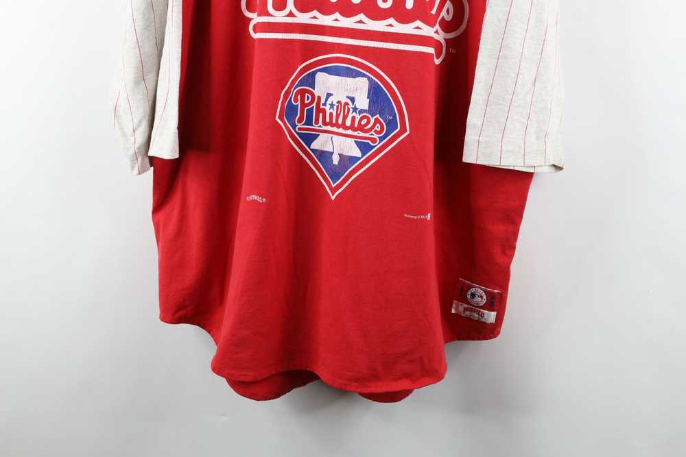 Vintage Vintage 90s Phillies Baseball 3/4 Sleeve … - image 3