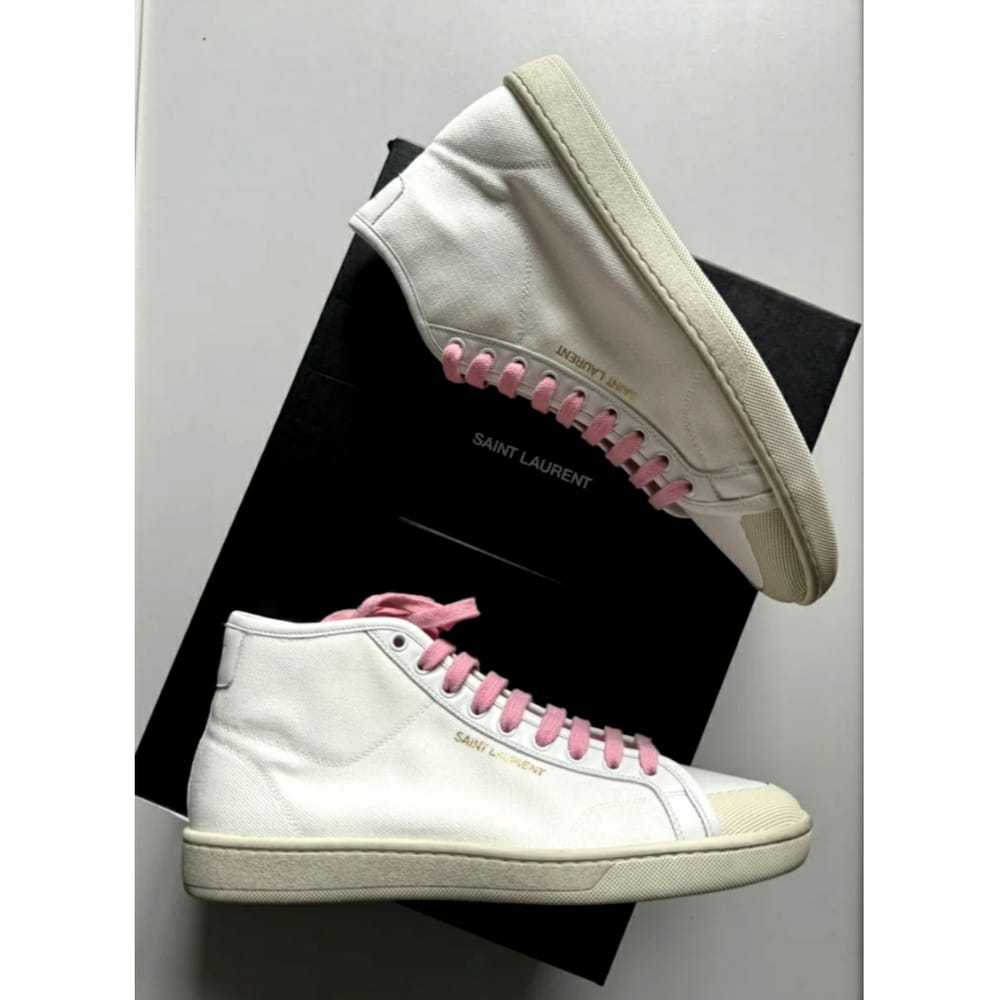 Saint Laurent Andy cloth high trainers - image 2