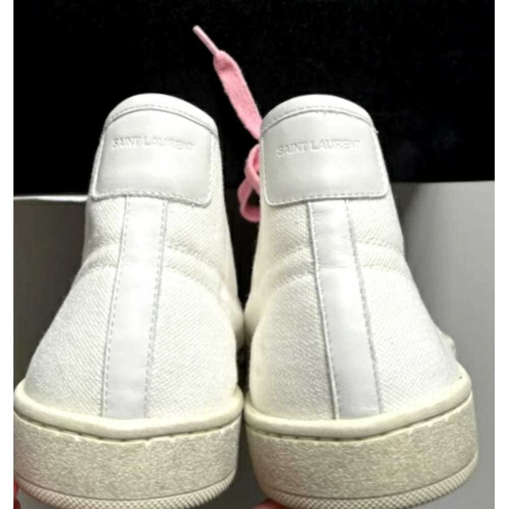 Saint Laurent Andy cloth high trainers - image 3